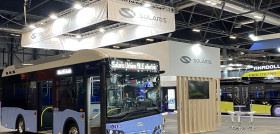 Solaris expuso el autobus electrico urbino 9le en fiaa