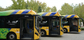 Moventis presenta en lleida tres autobuses hibridos de volvo