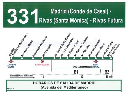 El crtm renueva el diseno de los modulos de informacion de las lineas