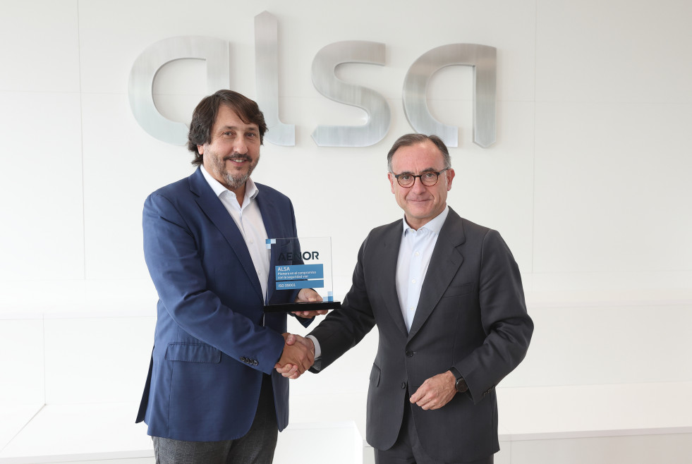 Alsa celebra los 10 anos del primer certificado de seguridad vial de aenor