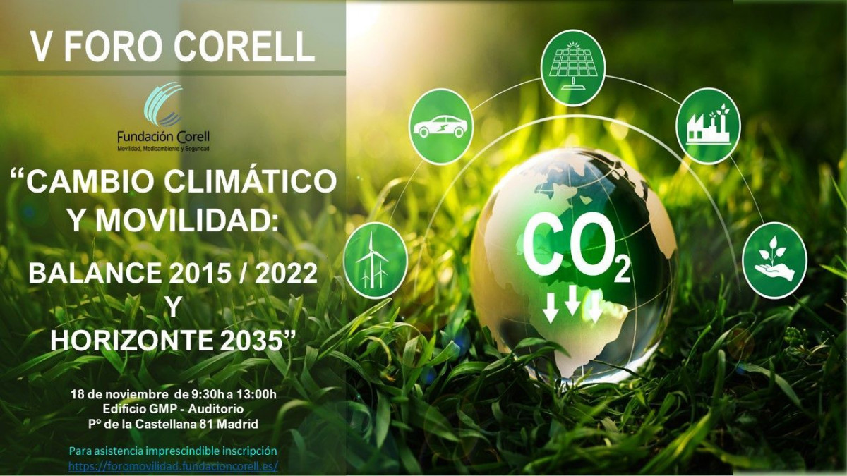 La fundacion corell organiza el v foro sobre el cambio climatico y la movilidad