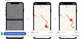 Moovit muestra ahora la ubicacion del vehiculo en tiempo real