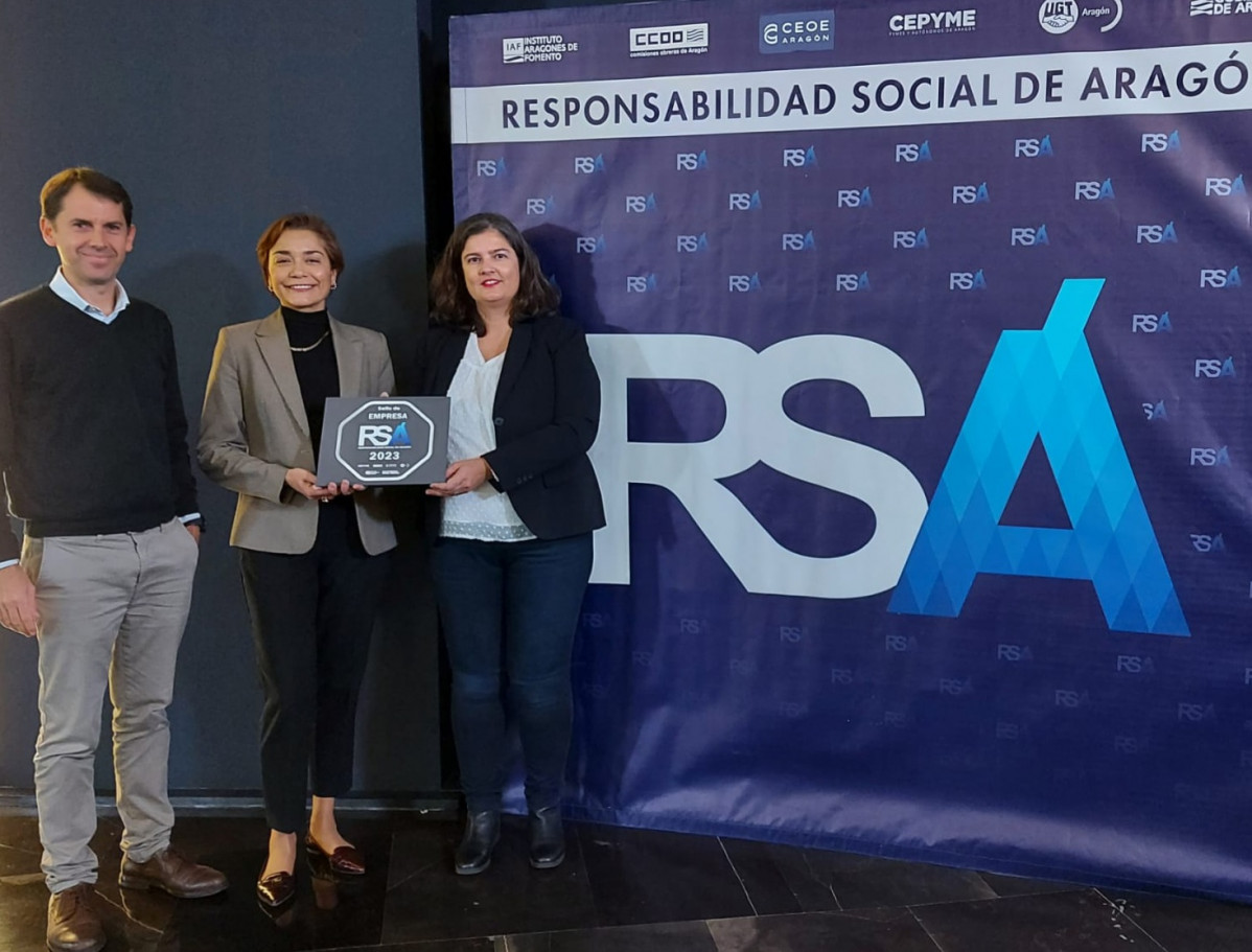 Avanza zaragoza renueva el sello rsa en la categoria de gran empresa