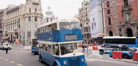 La emt de madrid exhibe de nuevo sus autobuses historicos