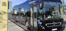 Tranvias de sevilla prueba un autobus hibrido de volvo