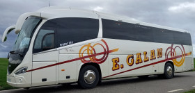 Autocares galan adquiere un i6s efficient de irizar sobre scania