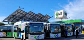 Llegan a la emt de palma los cuatro primeros articulados de scania