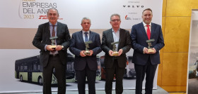 Autobuses autocares entrega los premios las empresas del ano 2023