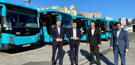 Global presenta una nueva remesa de autobuses volvo