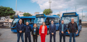 Karsan entrega tres microbuses electricos en lanzarote