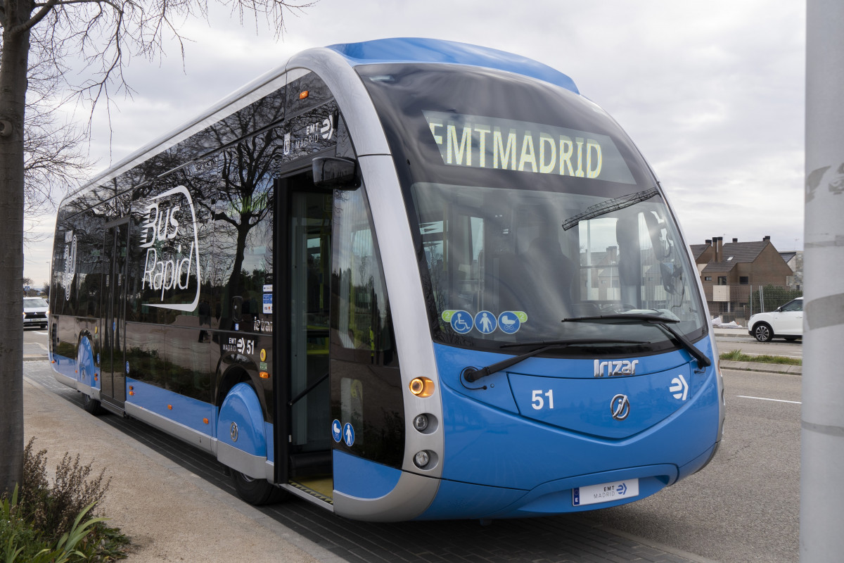 La emt de madrid anuncia un autobus brt para mayo