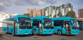 Global suma a su flota siete autobuses volvo con carroceria irizar