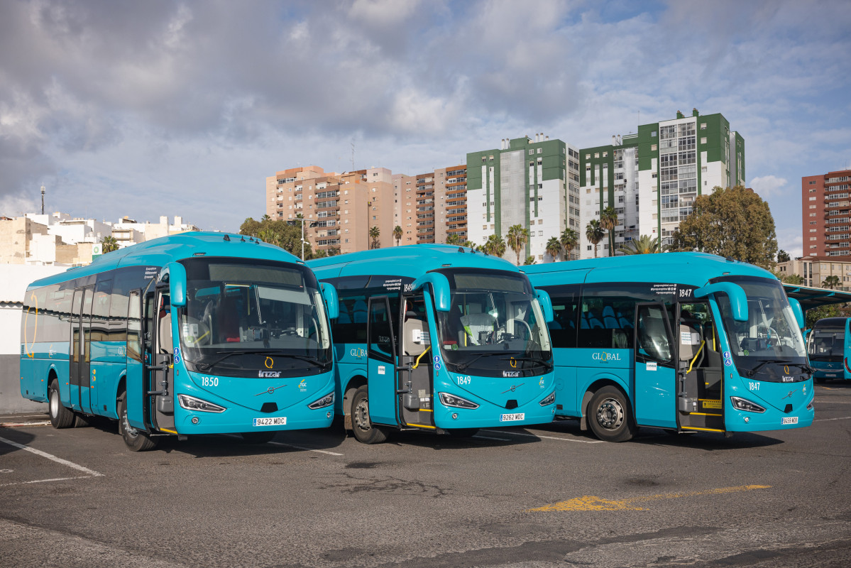 Global suma a su flota siete autobuses volvo con carroceria irizar