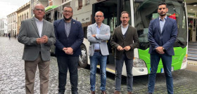Tilp incorpora el primer autobus hibrido de la isla de la palma