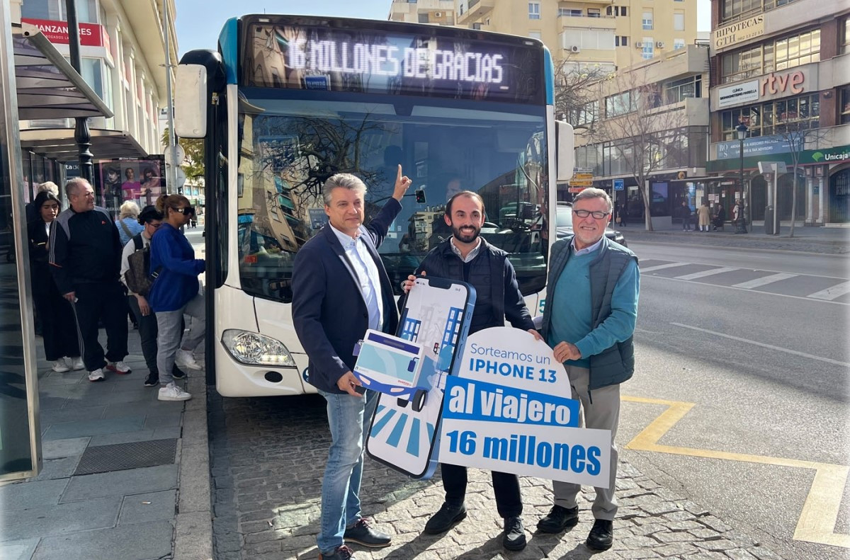 El transporte urbano de marbella supera los 16 millones de usuarios