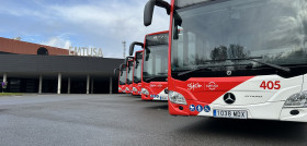 Emtusa de gijon incorpora seis autobuses hibridos de mercedes benz