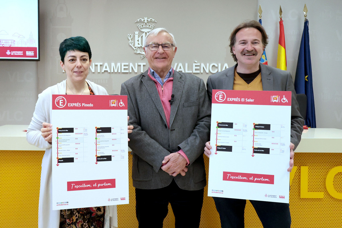 La emt de valencia pondra en marcha dos lineas expres en abril