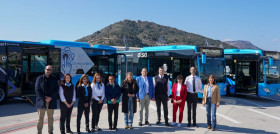 Alsa presenta nueve autobuses hibridos en cartagena