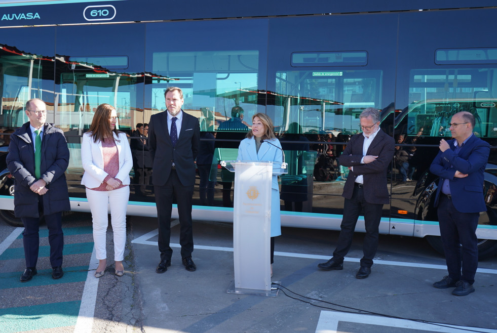 Auvasa pone en marcha una infraestructura de recarga para autobuses electricos