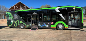El grupo ruiz presenta la primera linea interurbana de autobuses 100 electricos