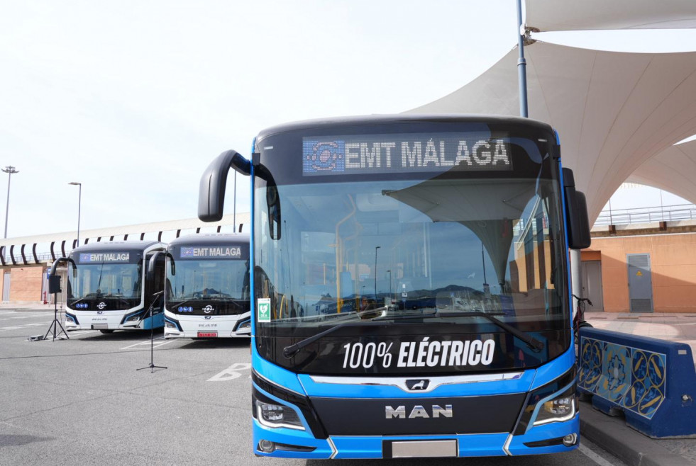 La emt de malaga comienza a incorporar 30 autobuses electricos