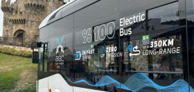 Ponferrada prueba un midibus 100 electrico de isuzu bus