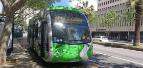 El primer irizar ie tram ya circula por las calles de palma
