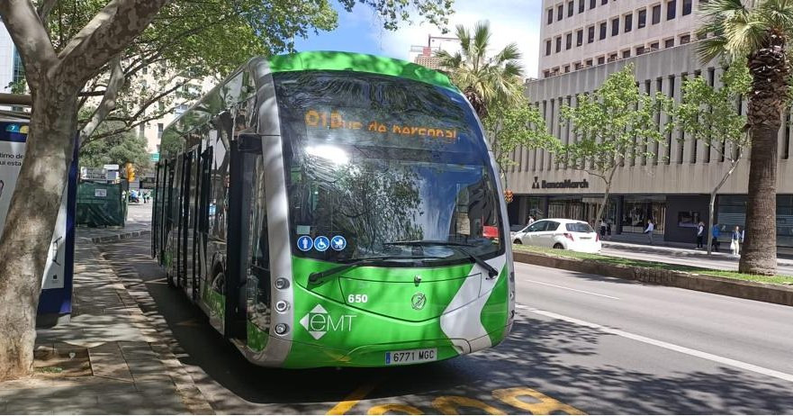 El primer irizar ie tram ya circula por las calles de palma