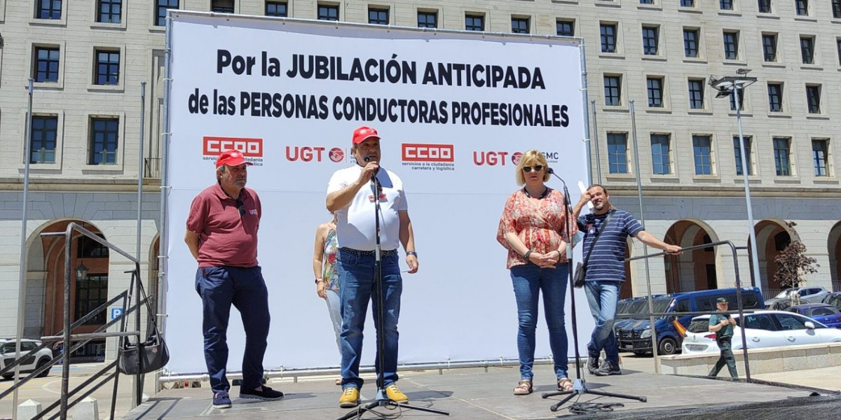 Ugt y ccoo reivindican de nuevo la jubilacion anticipada para los conductores profesionales