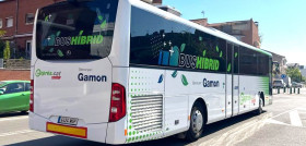 Gamon incorpora el primer autobus hibrido interurbano de lleida