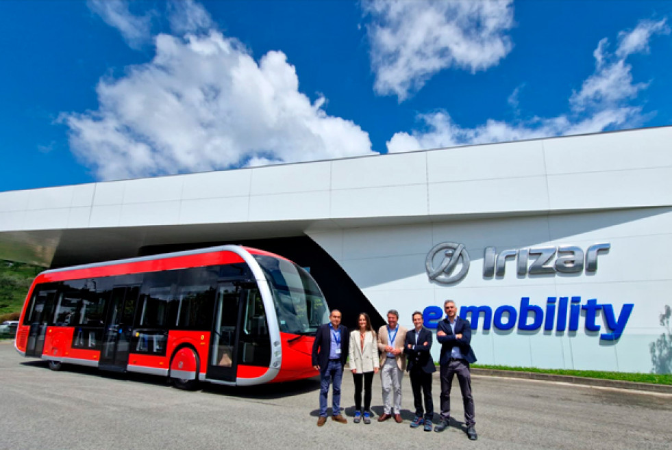 El primer autobus electrico de la l2 de irun llegara en junio