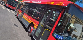 Tussam pone en servicio los primeros cinco autobuses electricos de la flota