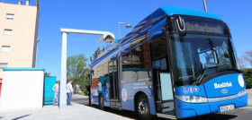 Martorell finaliza la instalacion del punto de recarga de autobuses electricos