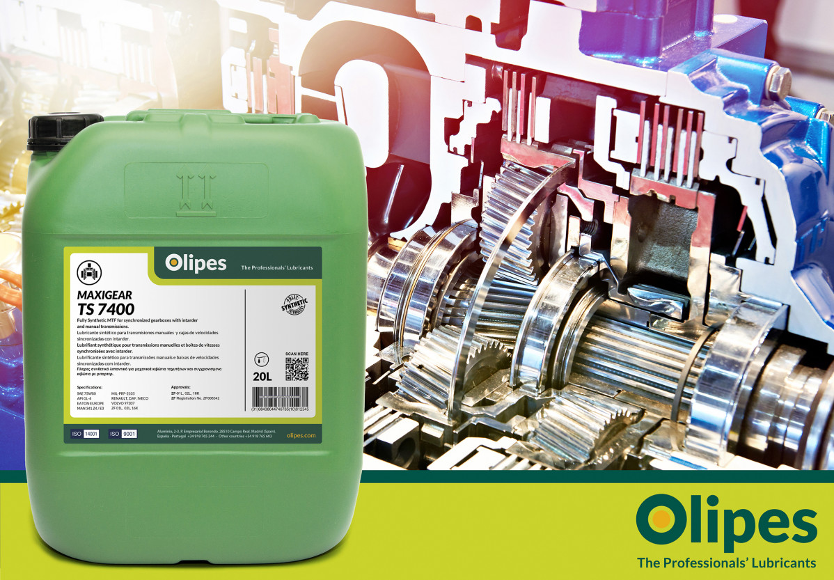 Olipes maxigear ts 7400 renueva la homologacion para cajas de cambio zf