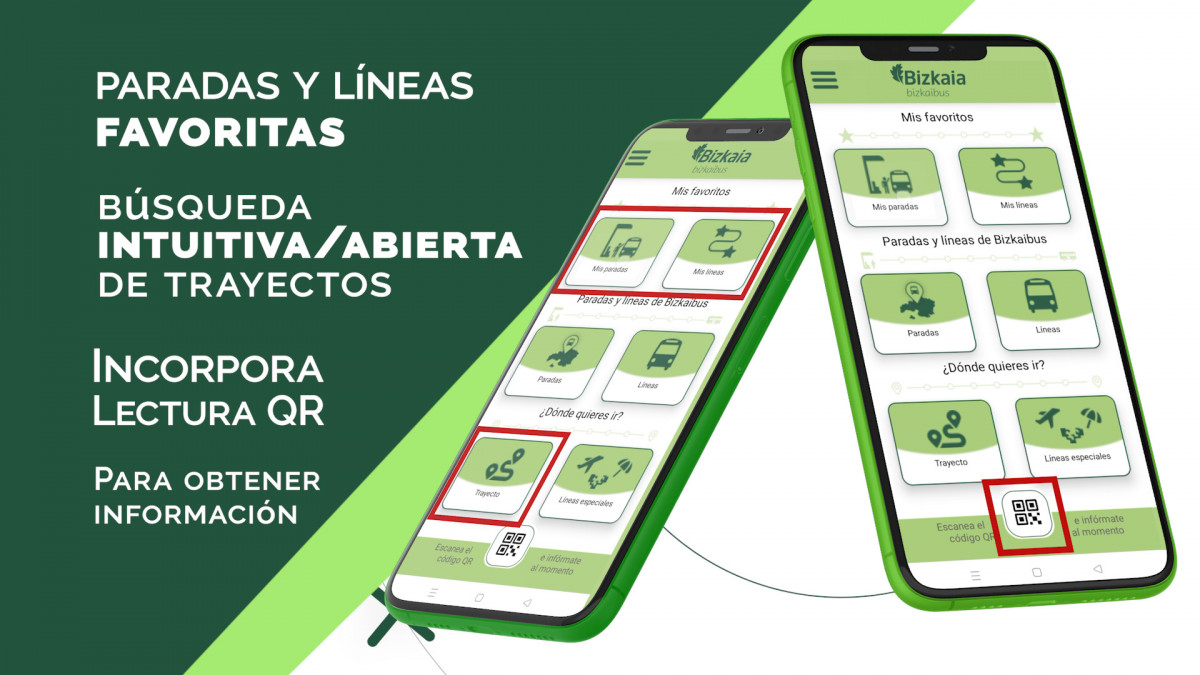 Bizkaibus lanza una nueva aplicacion movil