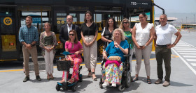 Guaguas municipales prueba el acceso de scooters a los autobuses