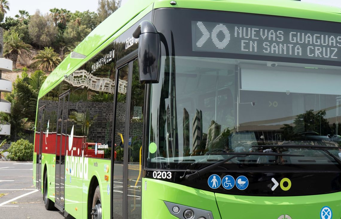 El uso de los autobuses de santa cruz crece casi un 44 hasta junio