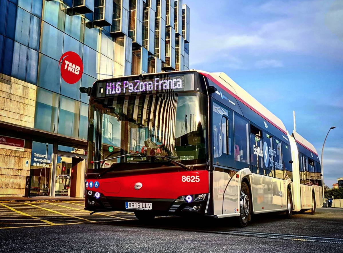 Tmb recibe 21 millones para la adquisicion de autobuses cero emisiones