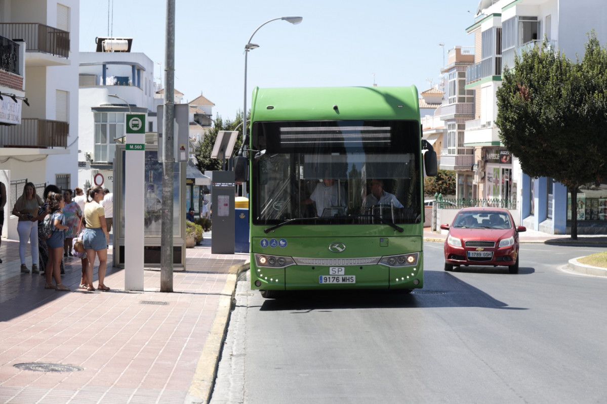 Rota estrena un autobus electrico de king long