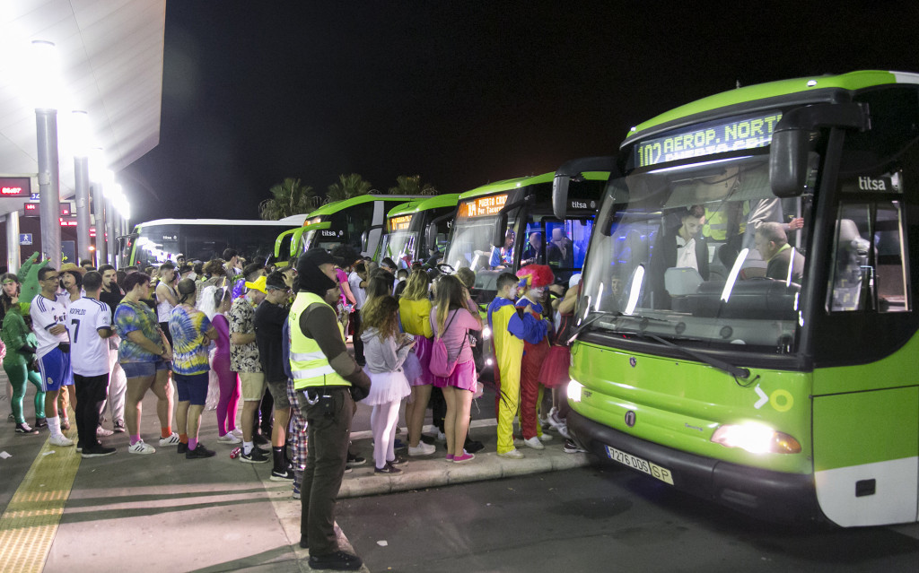 El uso del transporte urbano en autobus crecio un 23 en junio