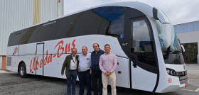 Ubedabus recibe un nuevo autocar con carroceria sc7 de sunsundegui