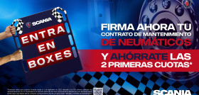 Scania lanza una campana de mantenimiento de neumaticos para evitar paradas
