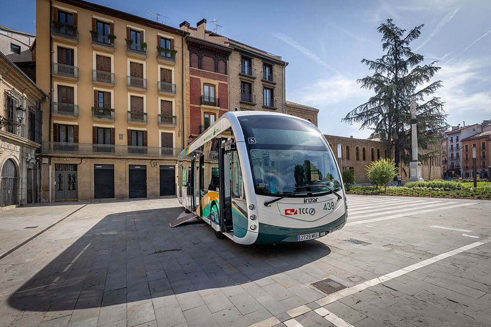 El tuc de pamplona incorpora un nuevo autobus electrico de irizar e mobility