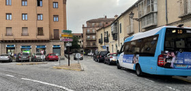 Segovia prueba minibuses lanzadera para el recinto amurallado
