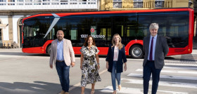 Tranvias de la coruna prueba el autobus electrico de man