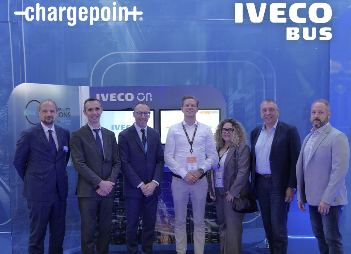 Iveco bus y chargepoint se unen para ofrecer gestion de flotas