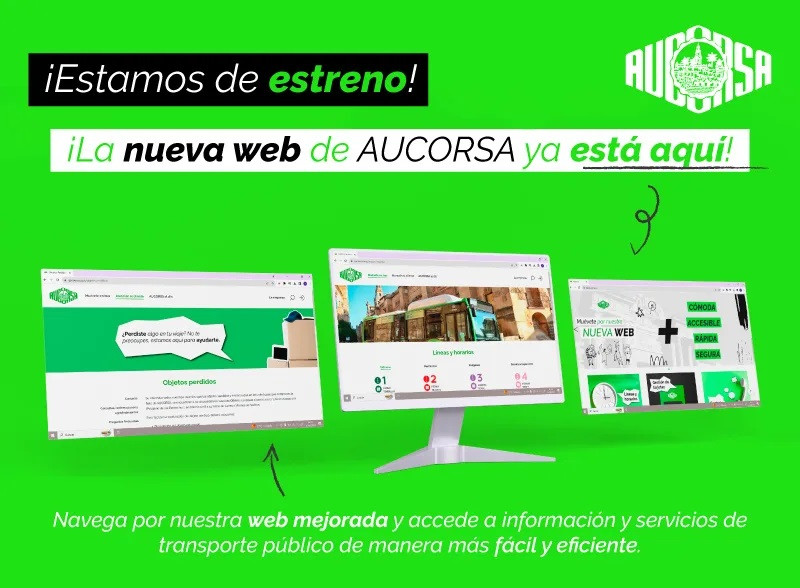 Aucorsa estrena su nueva pagina web