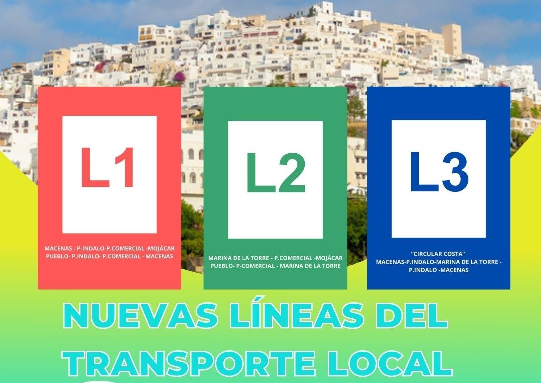 Mojacar amplia el servicio de transporte publico