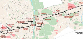 Auesa pone en marcha una nueva linea para conectar elche de este a oeste