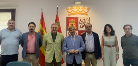Asetra se reune con el delegado territorial de la junta en segovia